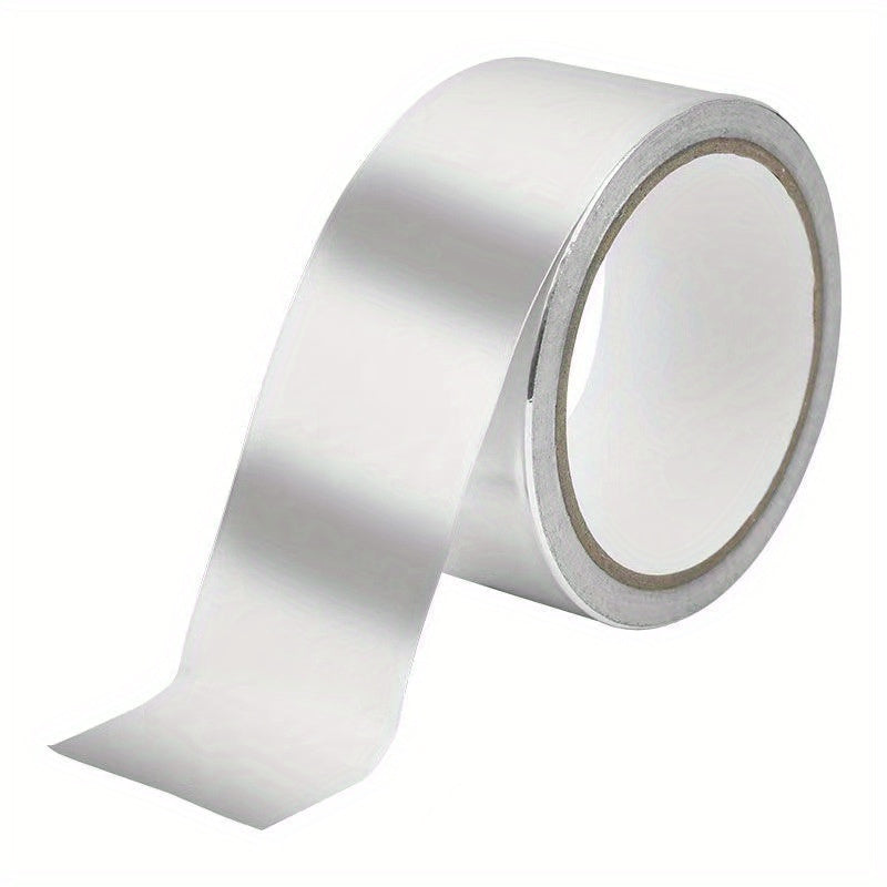 Waterproof Aluminum Foil Tape for Kitchen & Bathroom - Anti-Mold, Heat Insulation Countertop Sticker, 1 Roll