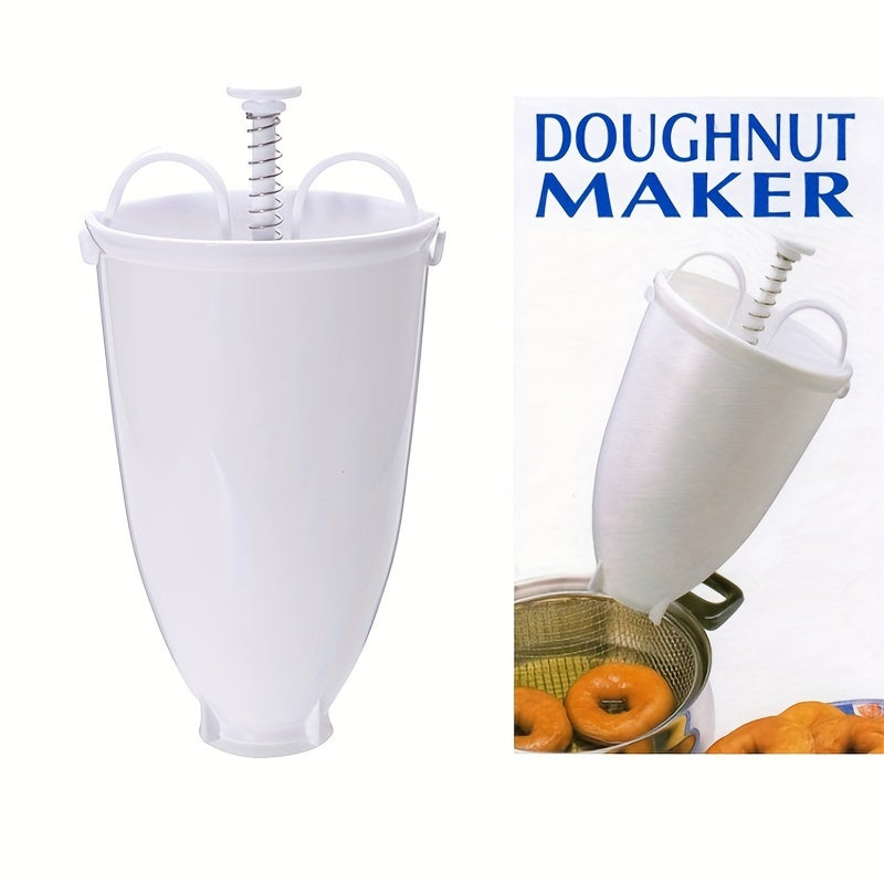 Easy-to-Use Donut Maker - Portable Round Dessert & Cookie Baking Tool, No Electricity Needed