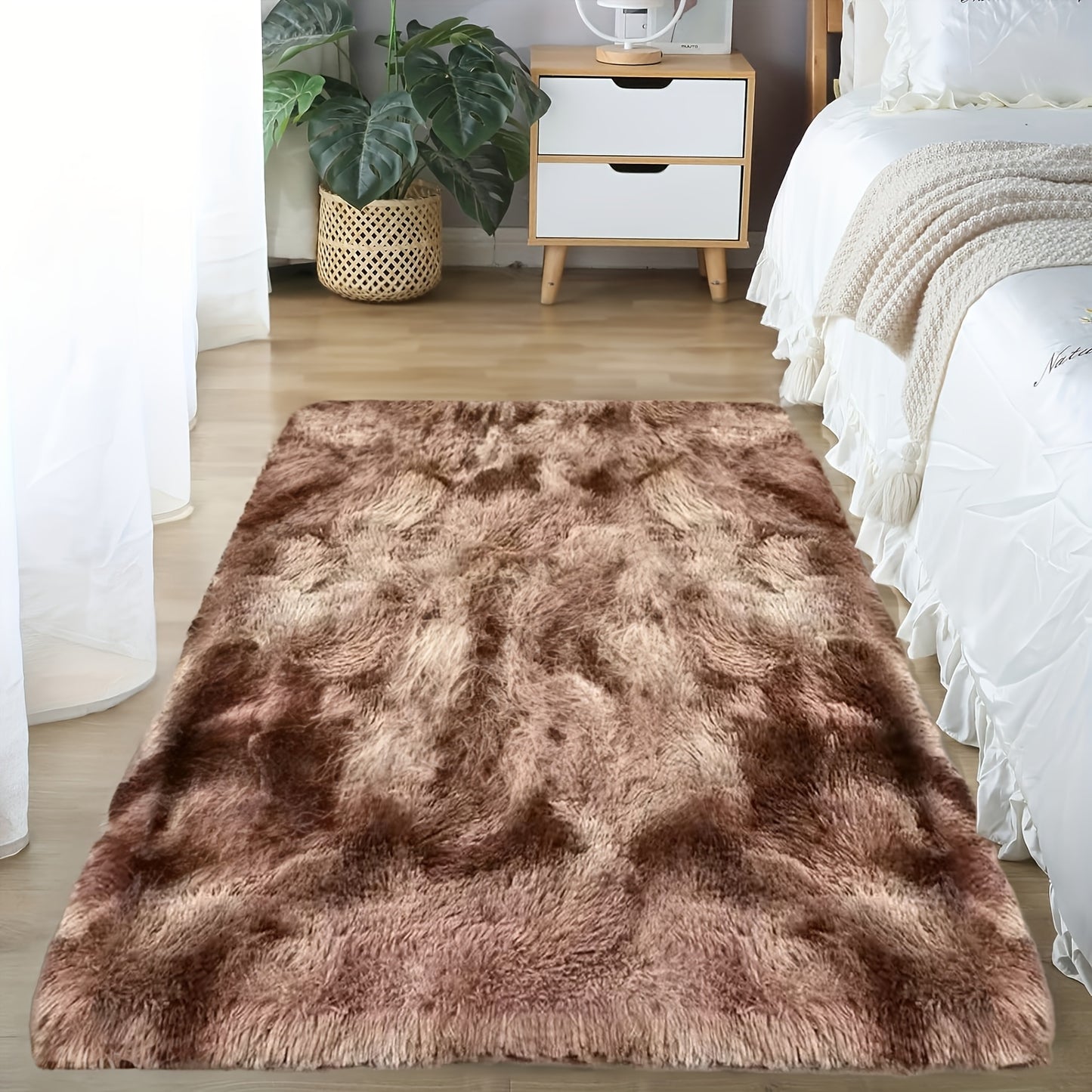 1pc, Soft Plush Drum Carpet, Rug, Non-Slip Plush Fluffy Soft Furry Bedside Carpet, Drum Carpet, Holiday, Suitable for Dormitory Home Decoration, Pet-Friendly Bedroom Living Room Carpet, Drum Carpet, Home Decoration, Room Deco