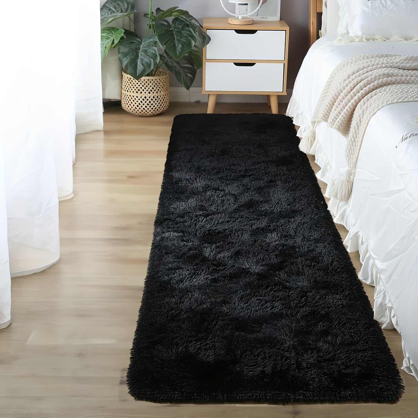 1pc, Soft Plush Drum Carpet, Rug, Non-Slip Plush Fluffy Soft Furry Bedside Carpet, Drum Carpet, Holiday, Suitable for Dormitory Home Decoration, Pet-Friendly Bedroom Living Room Carpet, Drum Carpet, Home Decoration, Room Deco