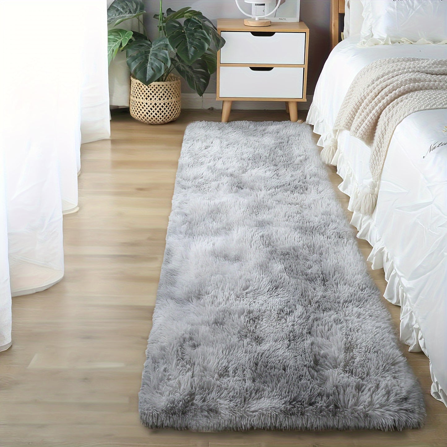 1pc, Soft Plush Drum Carpet, Rug, Non-Slip Plush Fluffy Soft Furry Bedside Carpet, Drum Carpet, Holiday, Suitable for Dormitory Home Decoration, Pet-Friendly Bedroom Living Room Carpet, Drum Carpet, Home Decoration, Room Deco