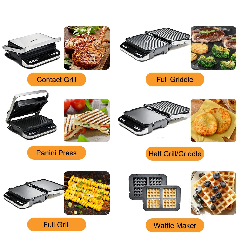 BioloMix 2000W Electric Contact Grill