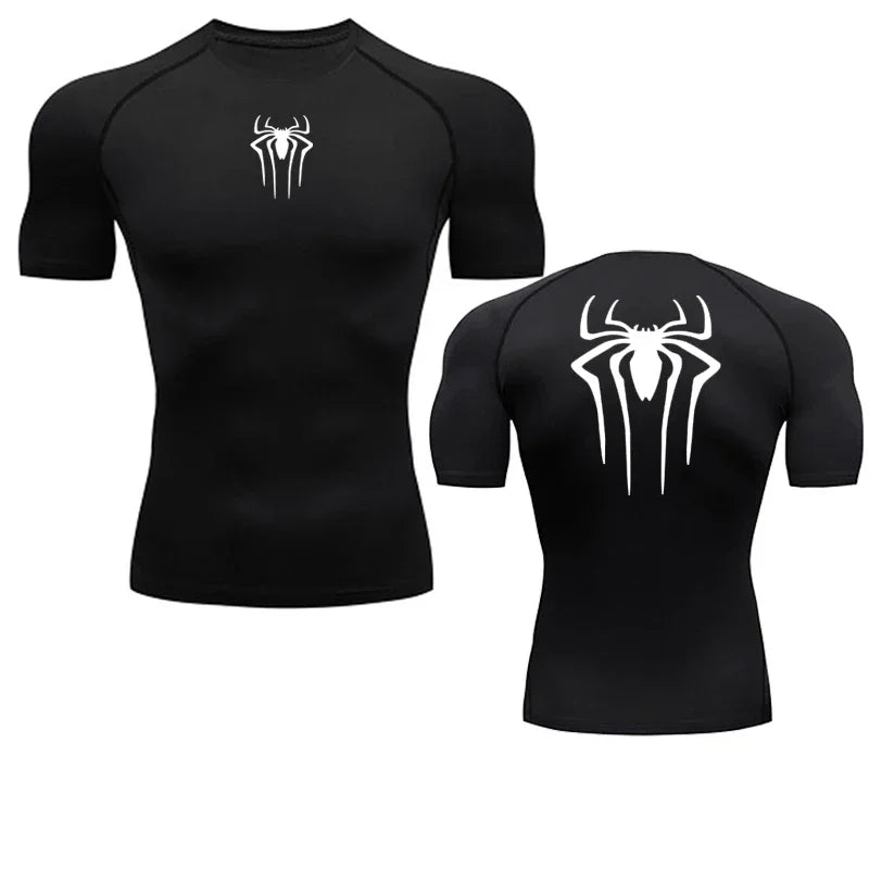 New Compression Shirt Men Fitness Gym Super Hero Sport Running T-Shirt Rashgard Tops Tee Quick Dry Short Sleeve T-Shirt For Men