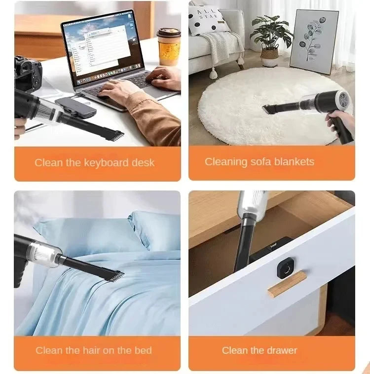 Xiaomi 2900000PA 120w 2in1 Wireless Vacuum Cleaner High Powerful Dual Use For Portable Large Suction Home Car Vacuum Cleaner New