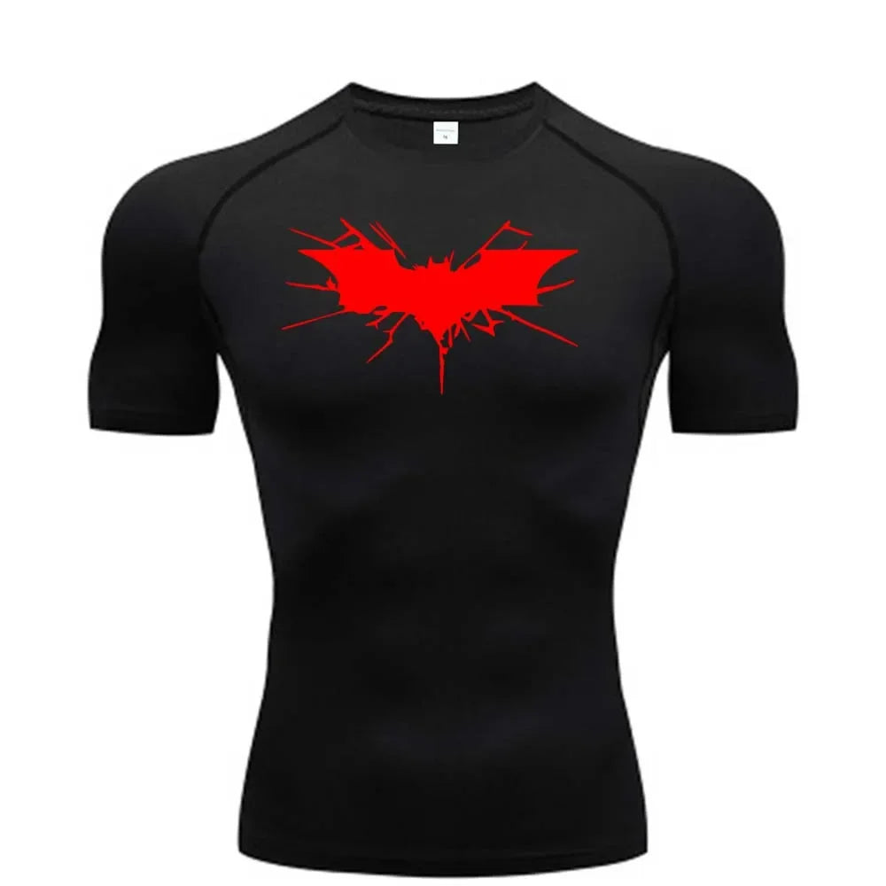 New Compression Shirt Men Fitness Gym Super Hero Sport Running T-Shirt Rashgard Tops Tee Quick Dry Short Sleeve T-Shirt For Men