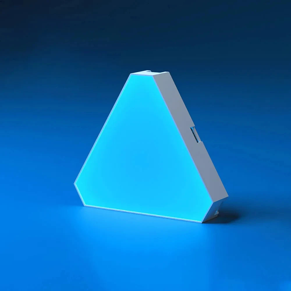 LED Triangle Quantum Light APP Controls RGB Wall Lights Pickup Rhythm Background Lights Computer Games Bedroom Decorations