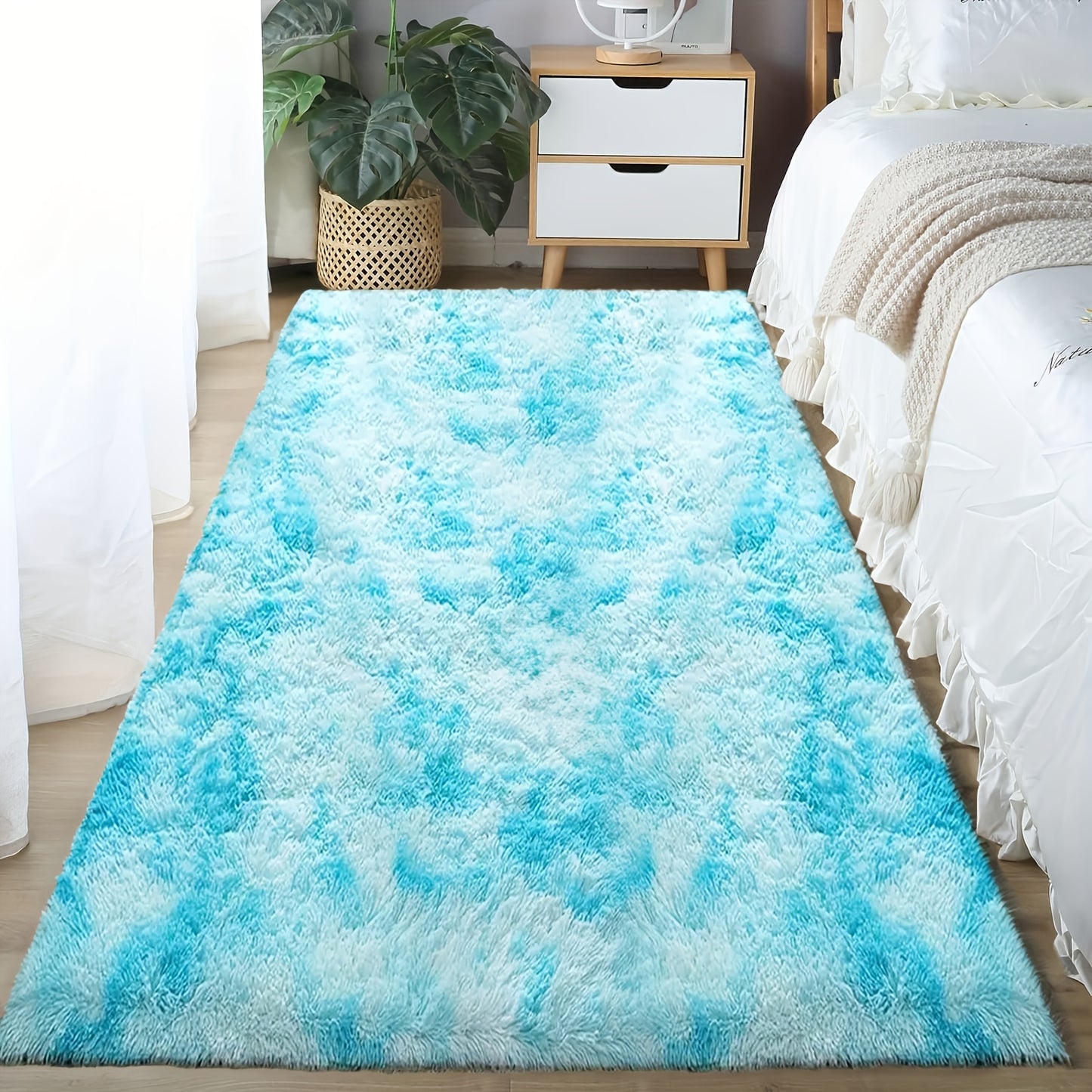 1pc, Soft Plush Drum Carpet, Rug, Non-Slip Plush Fluffy Soft Furry Bedside Carpet, Drum Carpet, Holiday, Suitable for Dormitory Home Decoration, Pet-Friendly Bedroom Living Room Carpet, Drum Carpet, Home Decoration, Room Deco