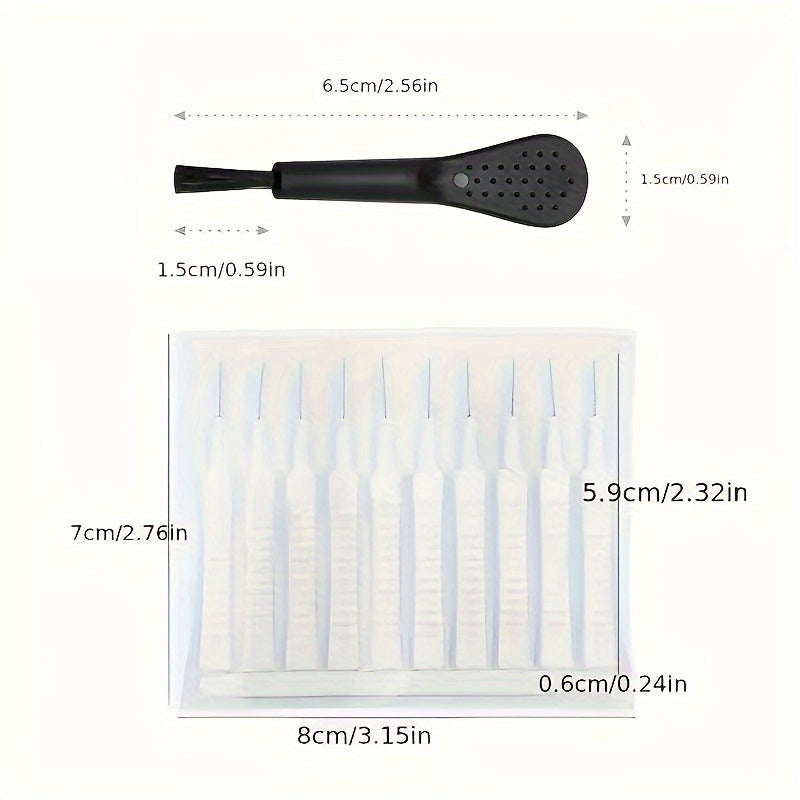 12pcs/set impact resistant small brush holes, gap cleaning, shower head cleaning, phone hole cleaning, keyboard cleaning, keyboard cleaning