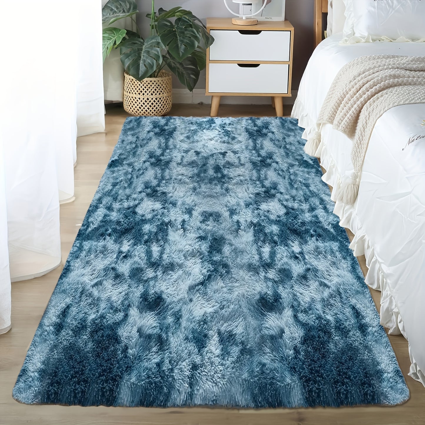 1pc, Soft Plush Drum Carpet, Rug, Non-Slip Plush Fluffy Soft Furry Bedside Carpet, Drum Carpet, Holiday, Suitable for Dormitory Home Decoration, Pet-Friendly Bedroom Living Room Carpet, Drum Carpet, Home Decoration, Room Deco