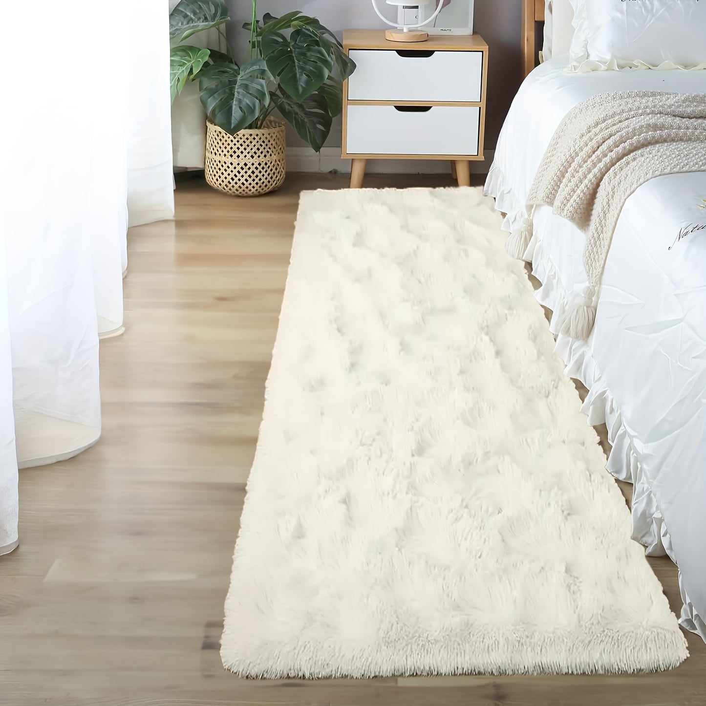 1pc, Soft Plush Drum Carpet, Rug, Non-Slip Plush Fluffy Soft Furry Bedside Carpet, Drum Carpet, Holiday, Suitable for Dormitory Home Decoration, Pet-Friendly Bedroom Living Room Carpet, Drum Carpet, Home Decoration, Room Deco