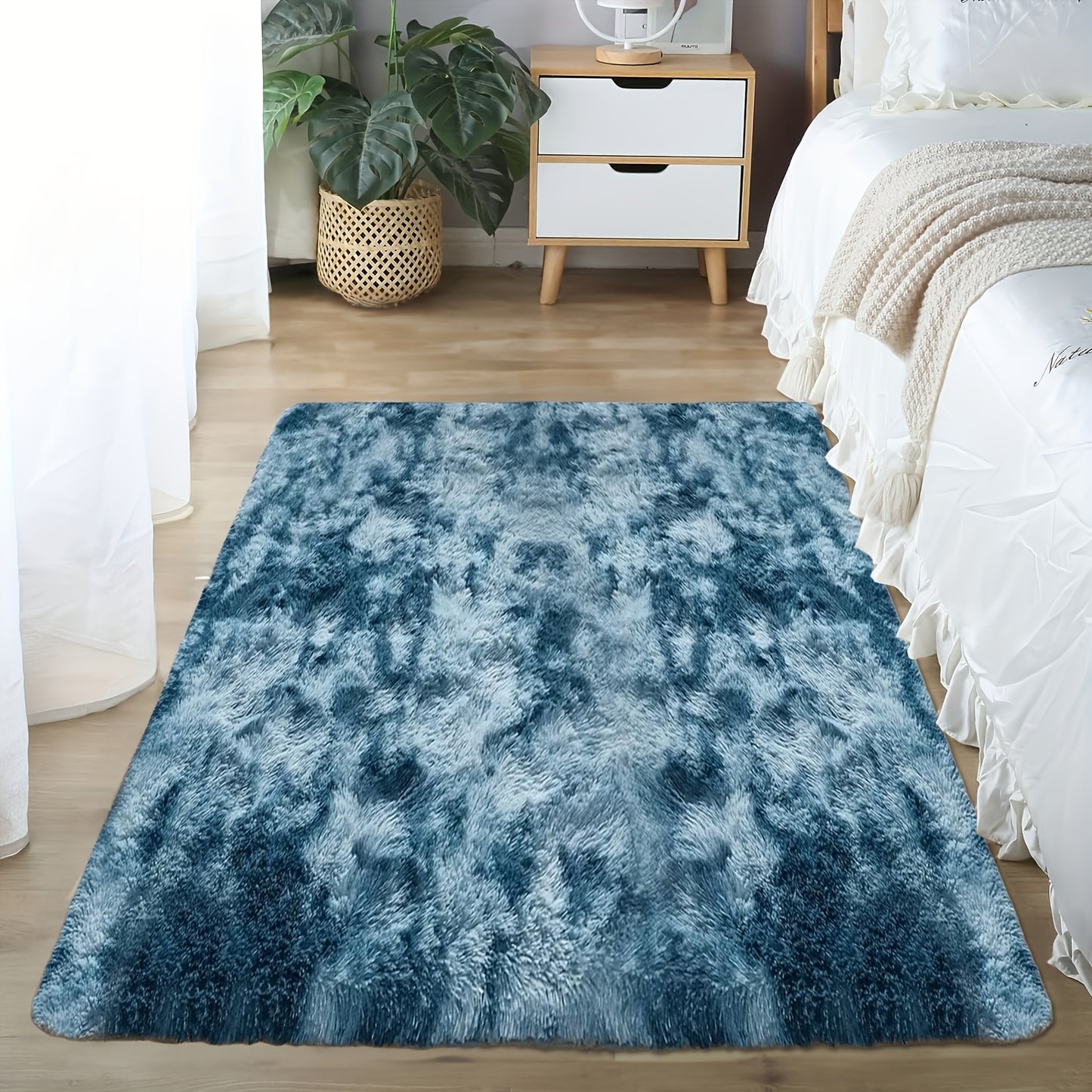 1pc, Soft Plush Drum Carpet, Rug, Non-Slip Plush Fluffy Soft Furry Bedside Carpet, Drum Carpet, Holiday, Suitable for Dormitory Home Decoration, Pet-Friendly Bedroom Living Room Carpet, Drum Carpet, Home Decoration, Room Deco